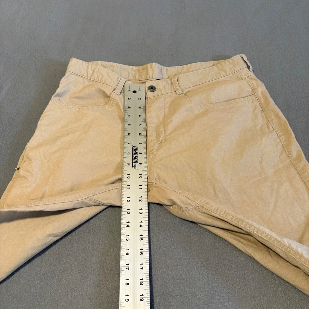North Face Chino Pants Mens 36x32 Tan Khaki Straight Leg Cotton Blend Stretch